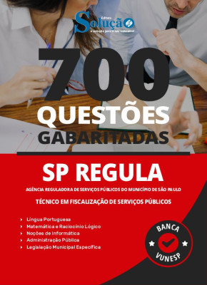 Caderno de Questões SP REGULA - Técnico em Fiscalização de Serviços Públicos - 700 Questões Gabaritadas - Imagem 2