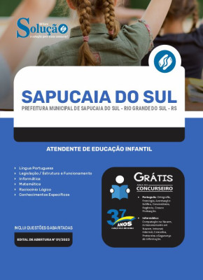 Apostila Prefeitura de Sapucaia do Sul - RS - Atendente de Educação Infantil - Imagem 3