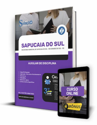 Apostila Prefeitura de Sapucaia do Sul - RS - Auxiliar de Disciplina