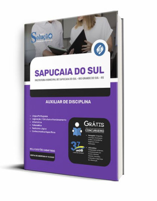 Apostila Prefeitura de Sapucaia do Sul - RS - Auxiliar de Disciplina - Imagem 2