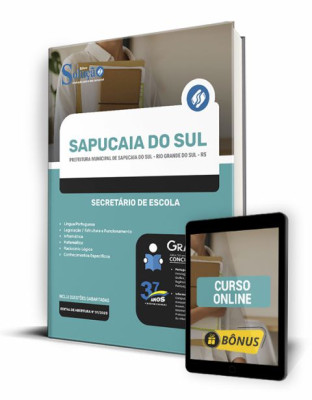 Apostila Prefeitura de Sapucaia do Sul - RS - Secretário de Escola - Imagem 1