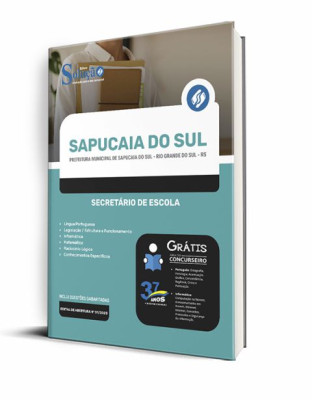 Apostila Prefeitura de Sapucaia do Sul - RS - Secretário de Escola - Imagem 2