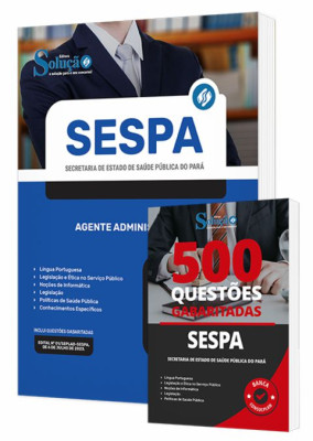 Combo Impresso SESPA - Agente Administrativo - Imagem 1