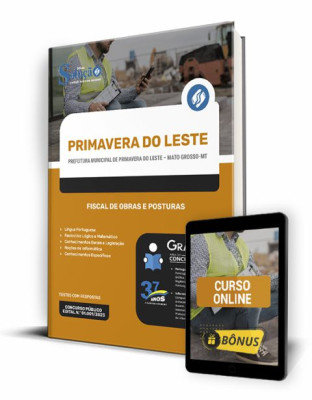 Apostila Prefeitura de Primavera do Leste - MT - Fiscal de Obras e Posturas - Imagem 1