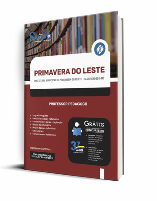 Apostila Prefeitura de Primavera do Leste - MT - Professor Pedagogo - Imagem 2