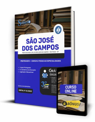 Apostila Prefeitura de São José dos Campos - SP - Professor II - Comum a Todas as Especialidades - Imagem 1