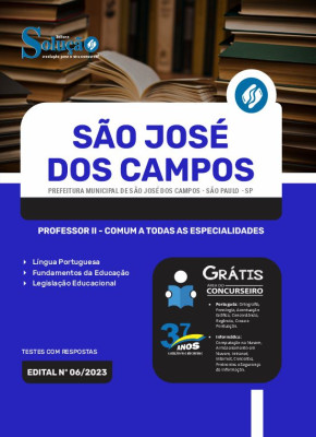 Apostila Prefeitura de São José dos Campos - SP - Professor II - Comum a Todas as Especialidades - Imagem 3