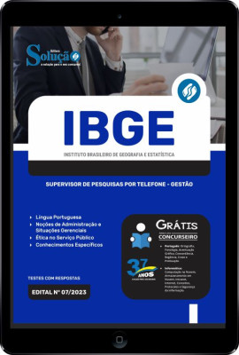 Apostila IBGE em PDF - Supervisor de Pesquisas por Telefone - Gestão - Imagem 1