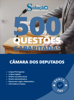 Caderno de Questões Câmara dos Deputados - 500 Questões Gabaritadas - Imagem 2