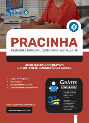 Apostila Prefeitura de Pracinha - SP - Auxiliar Administrativo - Departamento Assistência Social - Imagem 3