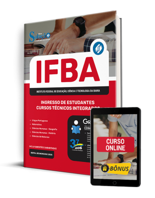 Apostila IFBA - Ingresso de Estudantes - Cursos Técnicos Integrados - Imagem 1