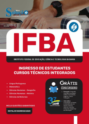 Apostila IFBA - Ingresso de Estudantes - Cursos Técnicos Integrados - Imagem 3