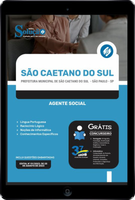 Apostila Prefeitura de São Caetano do Sul - SP em PDF - Agente Social - Imagem 1