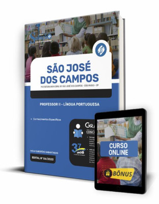 Apostila Prefeitura de São José dos Campos - SP - Professor II - Língua Portuguesa - Imagem 1