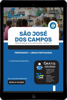 Apostila Prefeitura de São José dos Campos - SP em PDF - Professor II - Língua Portuguesa - Imagem 1