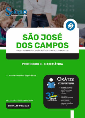 Apostila Prefeitura de São José dos Campos - SP - Professor II - Matemática - Imagem 3