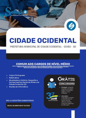 Apostila Prefeitura de Cidade Ocidental - GO - Comum aos Cargos de Nível Médio - Imagem 3