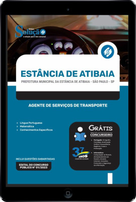 Apostila Prefeitura de Atibaia - SP em PDF - Agente de Serviços de Transporte - Imagem 1