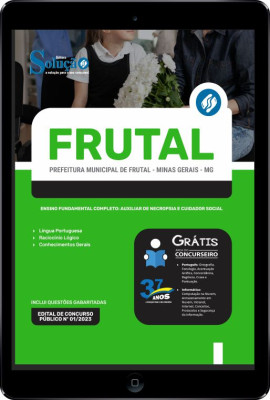 Apostila Prefeitura de Frutal - MG em PDF - Ensino Fundamental Completo - Imagem 1