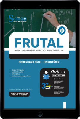 Apostila Prefeitura de Frutal - MG em PDF - Professor PEB I - Magistério - Imagem 1