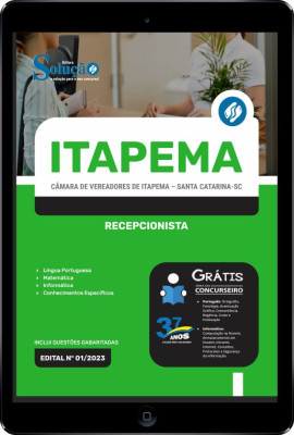 Apostila Câmara de Itapema - SC em PDF - Recepcionista - Imagem 1