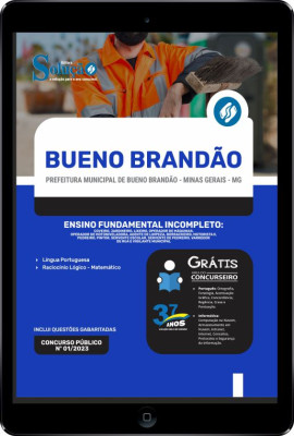 Apostila Prefeitura de Bueno Brandão - MG em PDF - Ensino Fundamental Incompleto - Imagem 1