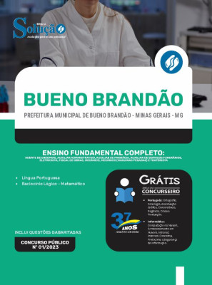 Apostila Prefeitura de Bueno Brandão - MG - Ensino Fundamental Completo - Imagem 3