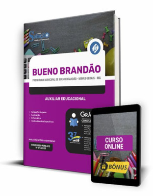 Apostila Prefeitura de Bueno Brandão - MG - Auxiliar Educacional - Imagem 1