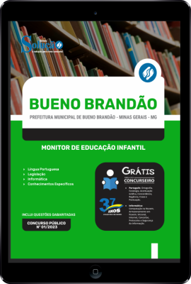 Apostila Prefeitura de Bueno Brandão - MG em PDF - Monitor de Educação Infantil - Imagem 1