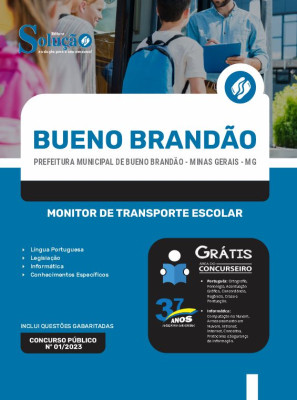 Apostila Prefeitura de Bueno Brandão - MG - Monitor de Transporte Escolar - Imagem 3