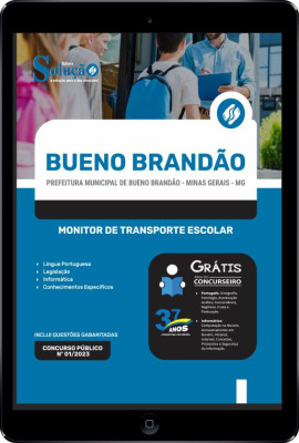 Apostila Prefeitura de Bueno Brandão - MG em PDF - Monitor de Transporte Escolar - Imagem 1