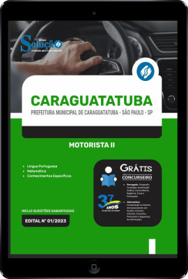 Apostila Prefeitura de Caraguatatuba - SP em PDF - Motorista II - Imagem 1