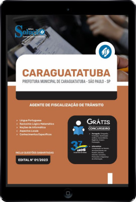 Apostila Prefeitura de Caraguatatuba - SP em PDF - Agente de Fiscalização de Trânsito - Imagem 1