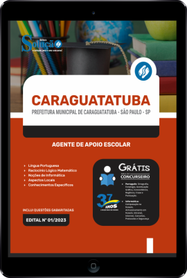 Apostila Prefeitura de Caraguatatuba - SP em PDF - Agente de Apoio Escolar - Imagem 1