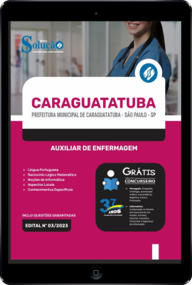 Apostila Prefeitura de Caraguatatuba - SP em PDF - Auxiliar de Enfermagem - Imagem 1