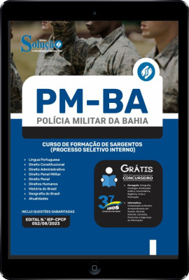 Apostila PM-BA em PDF - Curso de Formação de Sargentos (Processo Seletivo Interno) - Imagem 1