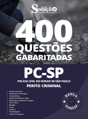 Caderno de Questões PC-SP - Perito Criminal - 400 Questões Gabaritadas - Imagem 2