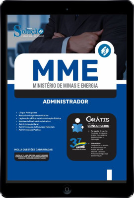 Apostila MME (Ministério de Minas e Energia) em PDF - Administrador - Imagem 1