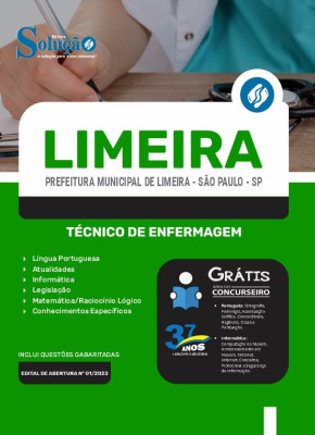 Apostila Prefeitura de Limeira - SP - Técnico de Enfermagem - Imagem 3