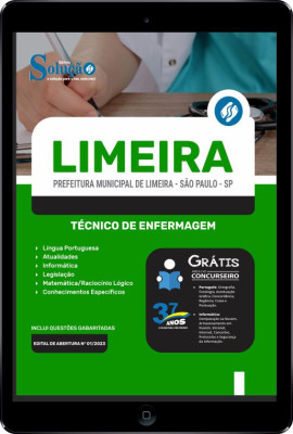 Apostila Prefeitura de Limeira - SP em PDF - Técnico de Enfermagem - Imagem 1