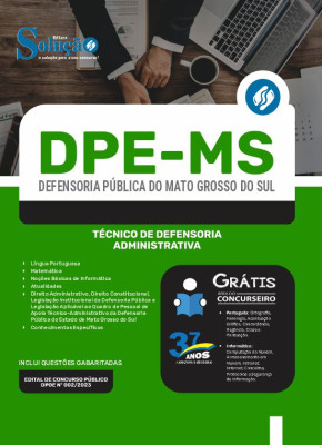 Apostila DPE-MS - Técnico de Defensoria - Administrativa - Imagem 3