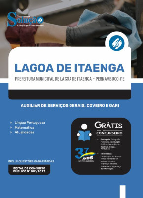 Apostila Prefeitura de Lagoa de Itaenga - PE - Auxiliar de Serviços Gerais, Coveiro e Gari - Imagem 3