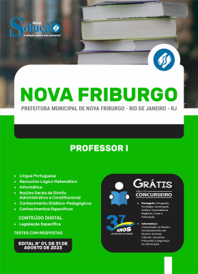 Apostila Prefeitura de Nova Friburgo - RJ - Professor I - Imagem 3