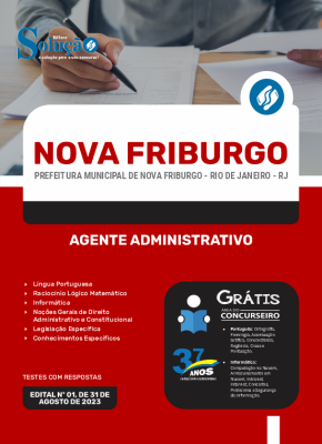 Apostila Prefeitura de Nova Friburgo - RJ - Agente Administrativo - Imagem 3