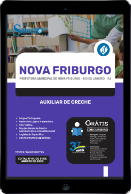 Apostila Prefeitura de Nova Friburgo - RJ em PDF - Auxiliar de Creche - Imagem 1