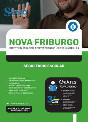 Apostila Prefeitura de Nova Friburgo - RJ - Secretário Escolar - Imagem 3