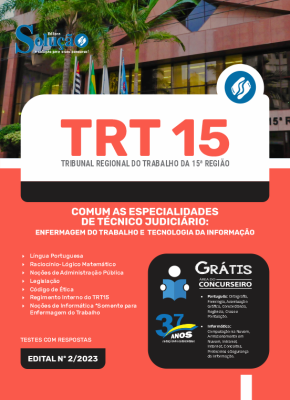 Apostila TRT 15 - Comum as Especialidades de Técnico Judiciário: Enfermagem do Trabalho e Tecnologia da Informação - Imagem 3