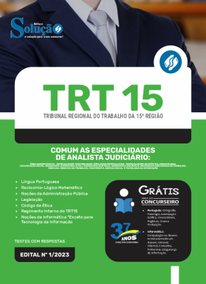 Apostila TRT 15 - Comum as Especialidades de Analista Judiciário - Imagem 3