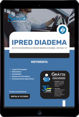 Apostila IPRED Diadema - SP em PDF - Motorista - Imagem 1