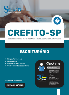 Apostila CREFITO 3 - Escriturário - Imagem 3